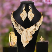 soramoore luxury 4pcs jewelry sets for women wedding luxury naija dubai india jewelry set cubic zirconia bridal jewelry sets