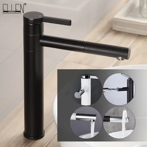 Смеситель для раковины ELF11077, поворотный на смеситель для горячей и холодной воды градусов