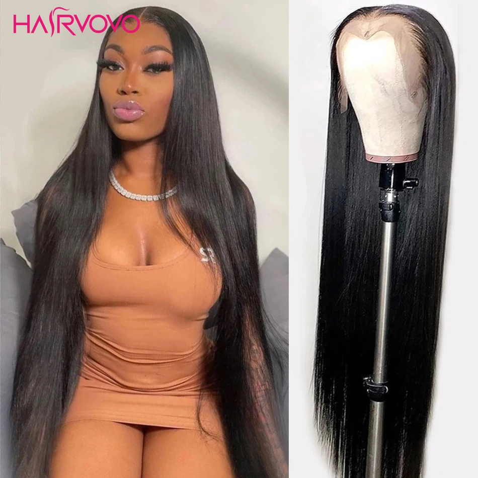 

HD Lace Frontal Wigs For Women Straight Remy Human Hair 13x4 13x6 Lace Front Wig Pre Plucked 180% Remy 4x4 5x5 Closure Wigs
