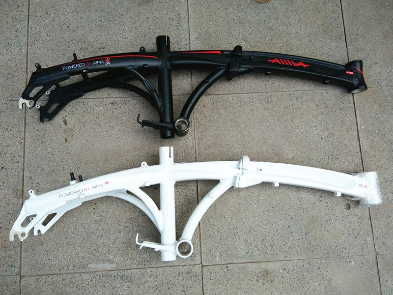 Складная рама для велосипеда из алюминиевого сплава 20 дюймов совместима с 406