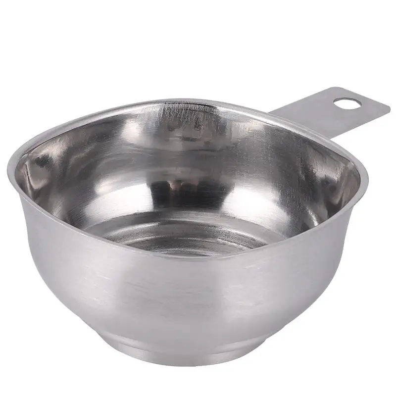 

1 шт. квадратная широкая Воронка Из Нержавеющей Стали, воронка с большим диаметром для утечки масла и джема с ручкой, кухонное приспособлени...