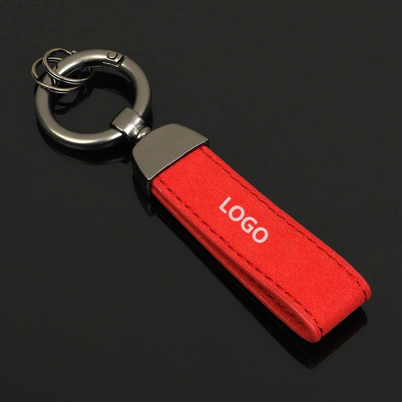 Автомобильные кольца для ключей кожаный брелок с поворотным мехом Benz Audi Honda Toyota M RS AMG BMW R surшмэ VW