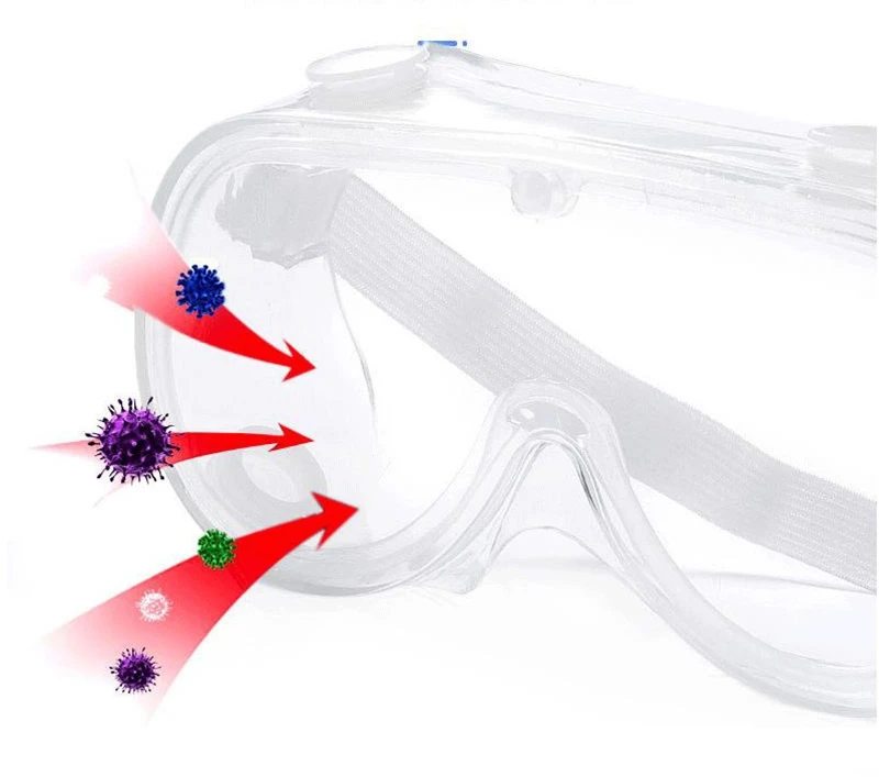 Защитные очки регулируемые химические брызговые защитные с широким зрением