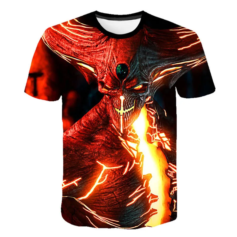 

Summer 3D Mortal Kombat 11 T Shirt Boys Popular T Shirt High Quality Soft Classic Harajuku Mortal Kombat 11 Top