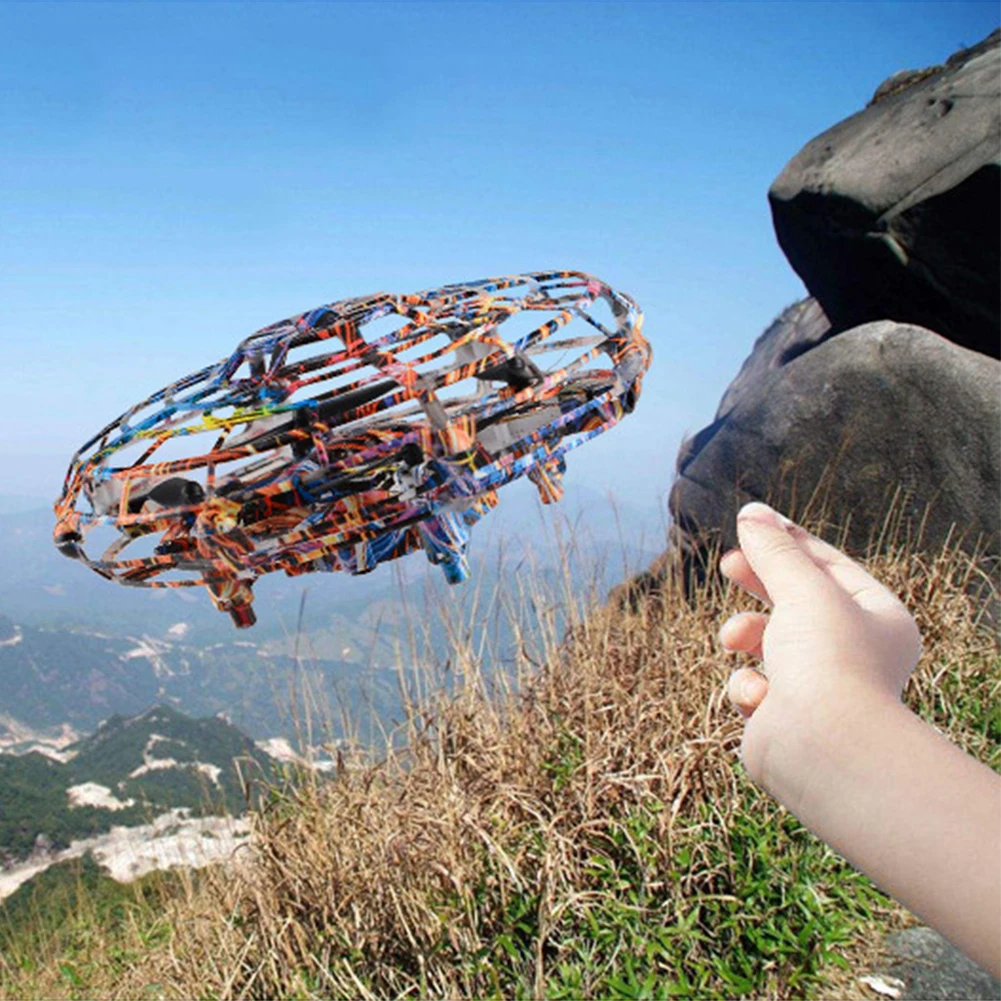 Самолет мини Дрон ABS самолет инфракрасный индукционный Безголовый режим RC