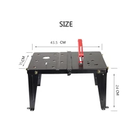 portable multifunctional chainsaw flip workbench 80 kg load bearing woodworking household cutting machine frame workbench
