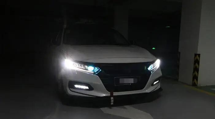 Дневные ходовые огни для Honda Accord 10th 2018 2019 светодиодный Автомобильные фары
