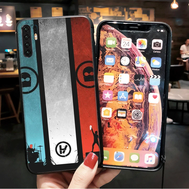 Силиконовый чехол Twenty One Pilots для Huawei Mate 10 Pro Lite 20 30 Y6P|Бамперы| |