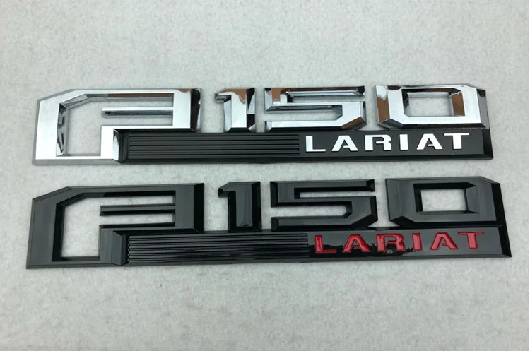 3D ABS F150 LARIAT F150XLT эмблема знак, наклейка на автомобиль багажник задняя дверь для ford SVT raptor F250 F350 focus 2 ranger kuga