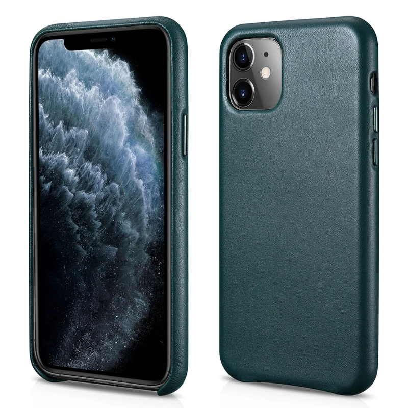 Чехол из натуральной воловьей кожи для iPhone 11, тонкий чехол для iPhone11 Pro, чехол для телефона, защитная задняя крышка для iPhone11 Pro Max
