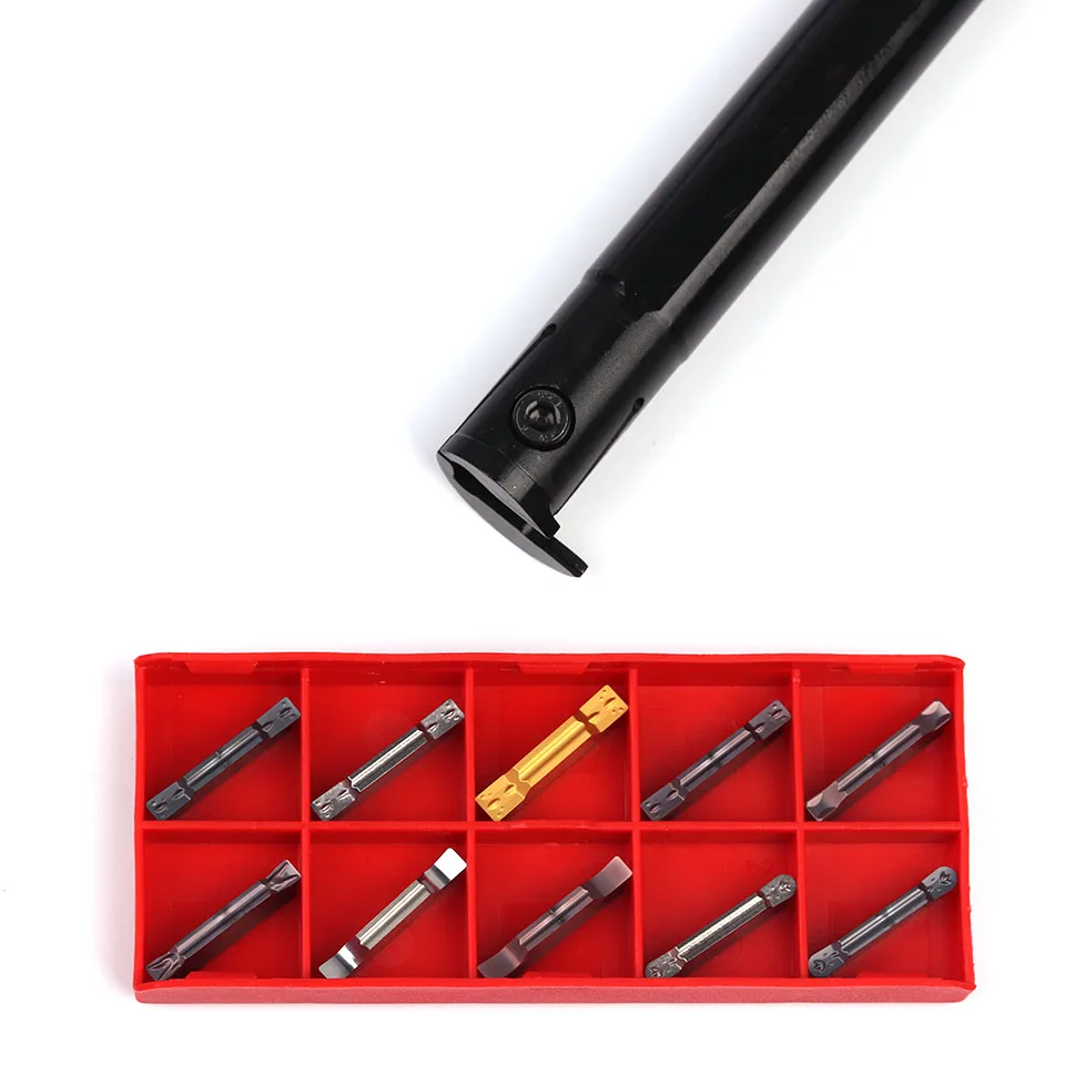 

1PC MGIVR2016-1.5/2/2.5/3/4 grooving tool holder + 10PCS MGMN-G MRMN-G MGGN-JM high-quality carbide grooving tool CNC tool set