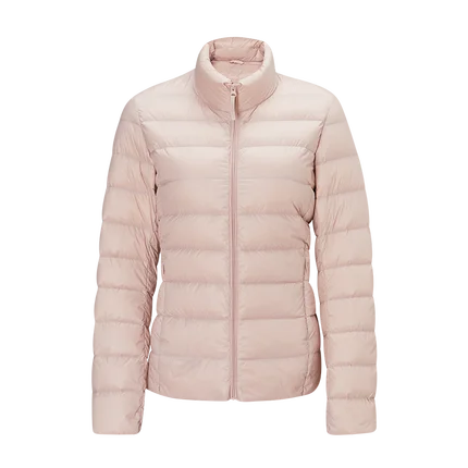 Pink no hat Xiaomi Yeation, женский пуховик, ультра-светильник, тонкий, новинка, Осень-зима, тонкий, короткий, теплый, белый, утиный пух, пальто, женская верхняя одежда - Цвет: Pink no hat