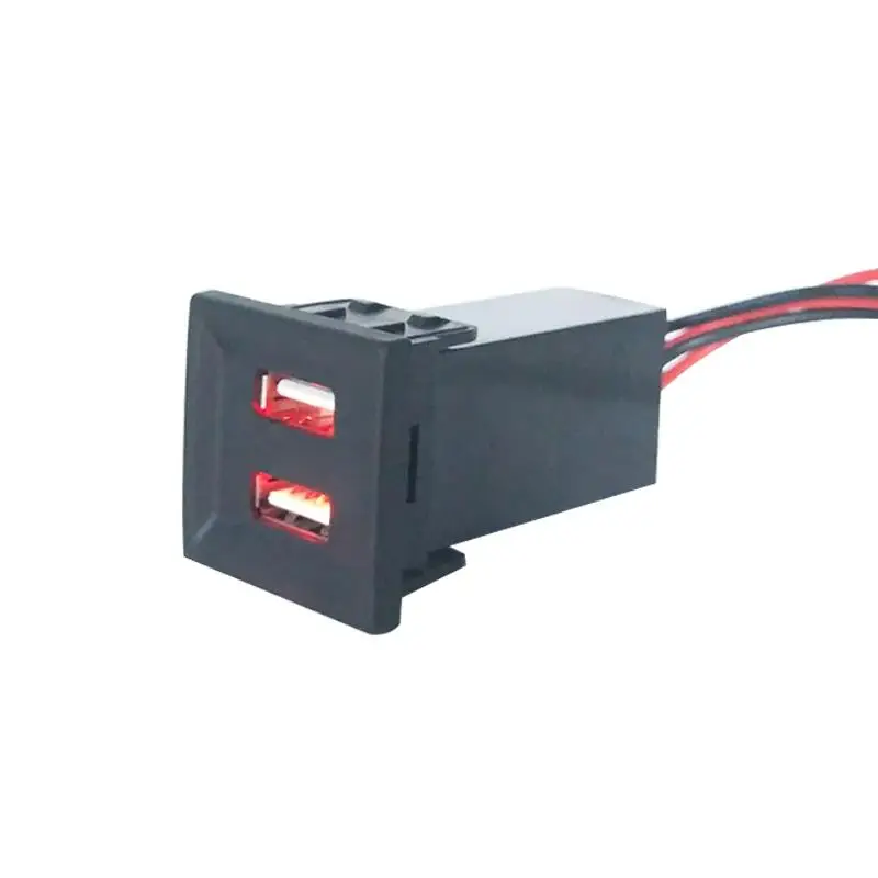 Выключатель для автомобиля Volkswagen VW T5 Trans Port er Eurovan Caravelle с двумя USB-портами и