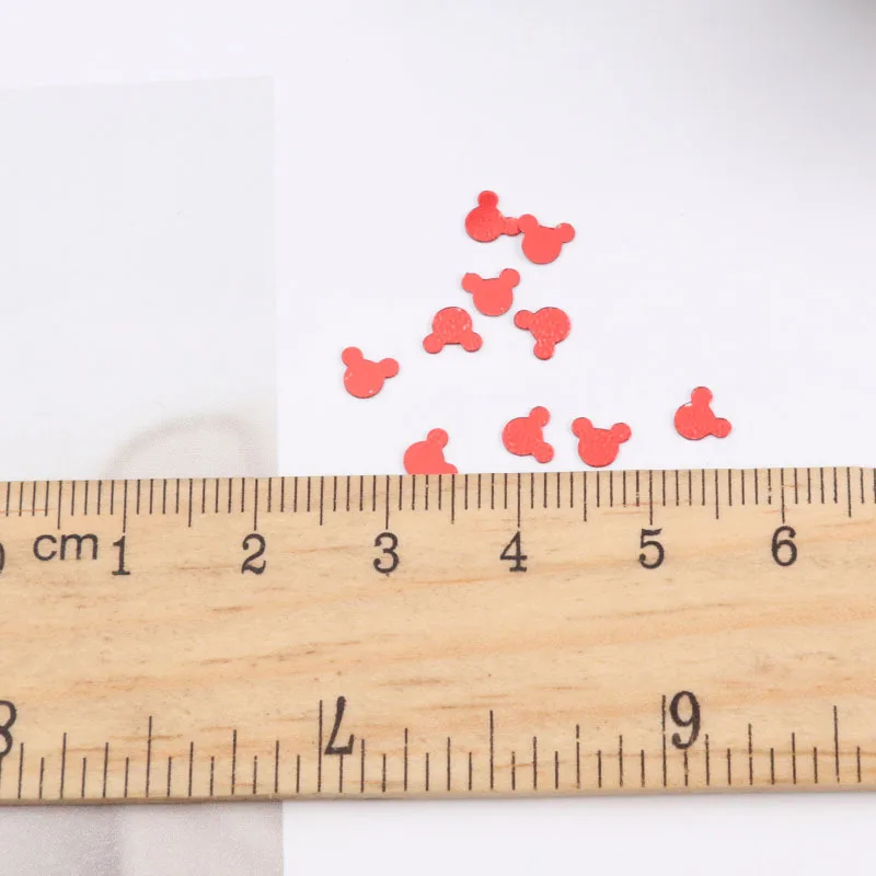 Ультратонкие Блестки для ногтей 5 мм Микки-Маус накладки сделай сам материалы