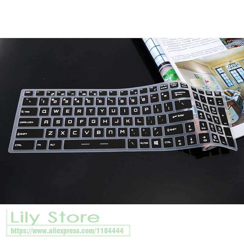 Защитный чехол для клавиатуры MSI GE75 GT76 titan / GP75 leopard GF75 thin GE65 GE 75 raider GP65 9se 9sd|Чехлы