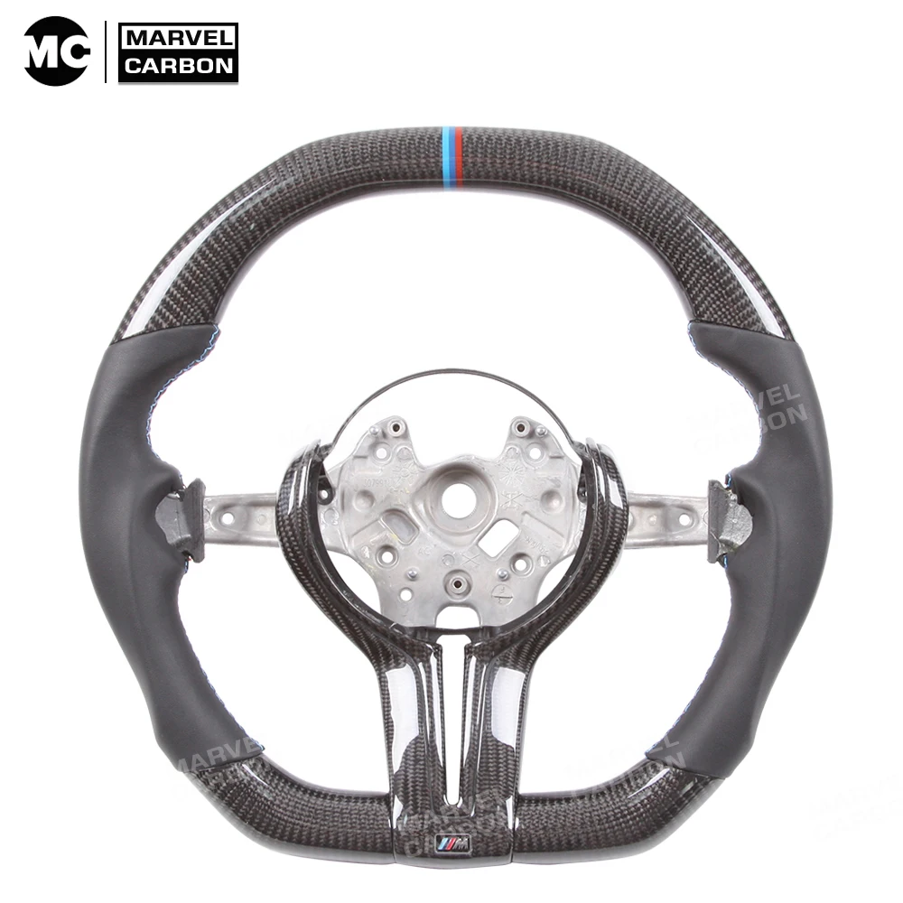 

Рулевое колесо из 100% натурального углеродного волокна для BMW F87 M2 F80 M3 F82 F83 F15 F34 F20 F21 F25 X5
