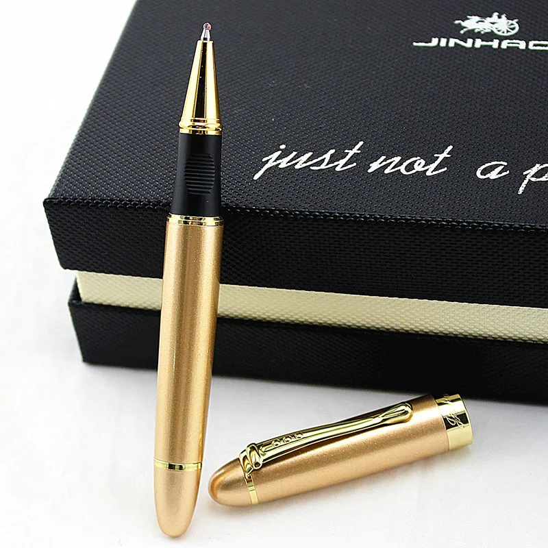 JINHAO x450 матовая шероховатая поверхность Черная Ручка-роллер высокое качество роскошные офисные школьные канцелярские принадлежности материал металлические принадлежности