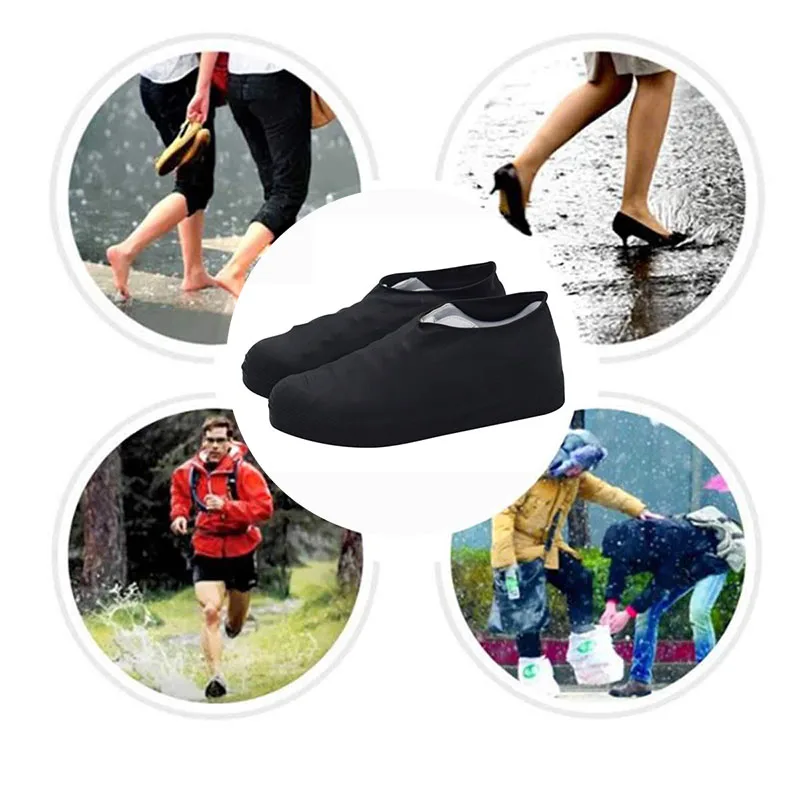 Водонепроницаемые непромокаемые чехлы для обуви многоразовые Нескользящие