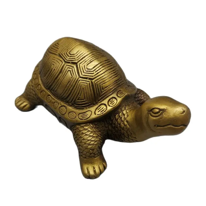 

Chinese Old Bronze Statue Copper Longevity Turtle