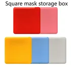 1 шт. одноразовая коробка для хранения маски Пылезащитная Водонепроницаемая коробка для банковских карт удостоверения личности коробка для хранения купюр портативный органайзер для маски