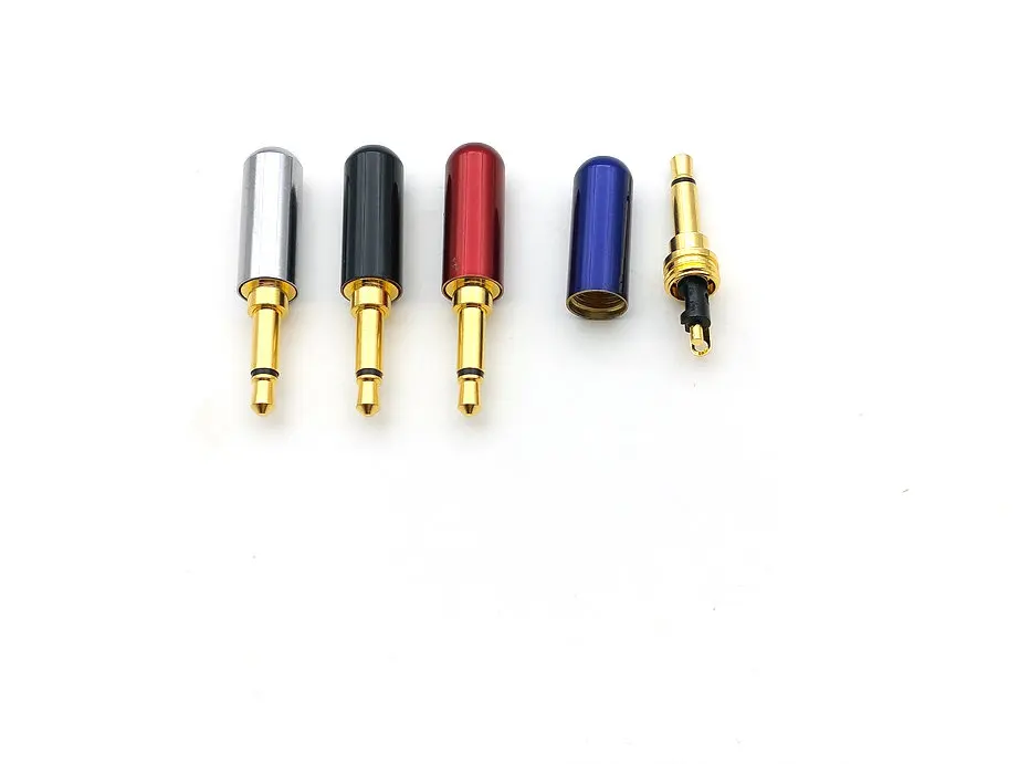 100 шт. Медный позолоченный разъем 3 5 мм|connector 3.5mm|connectors goldconnector plug |