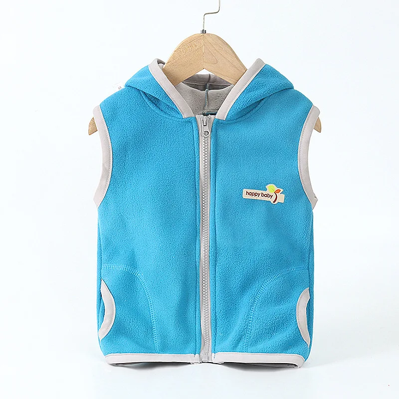 2019 осенне зимняя одежда для малышей двухслойный жилет жилеты мальчиков и девочек
