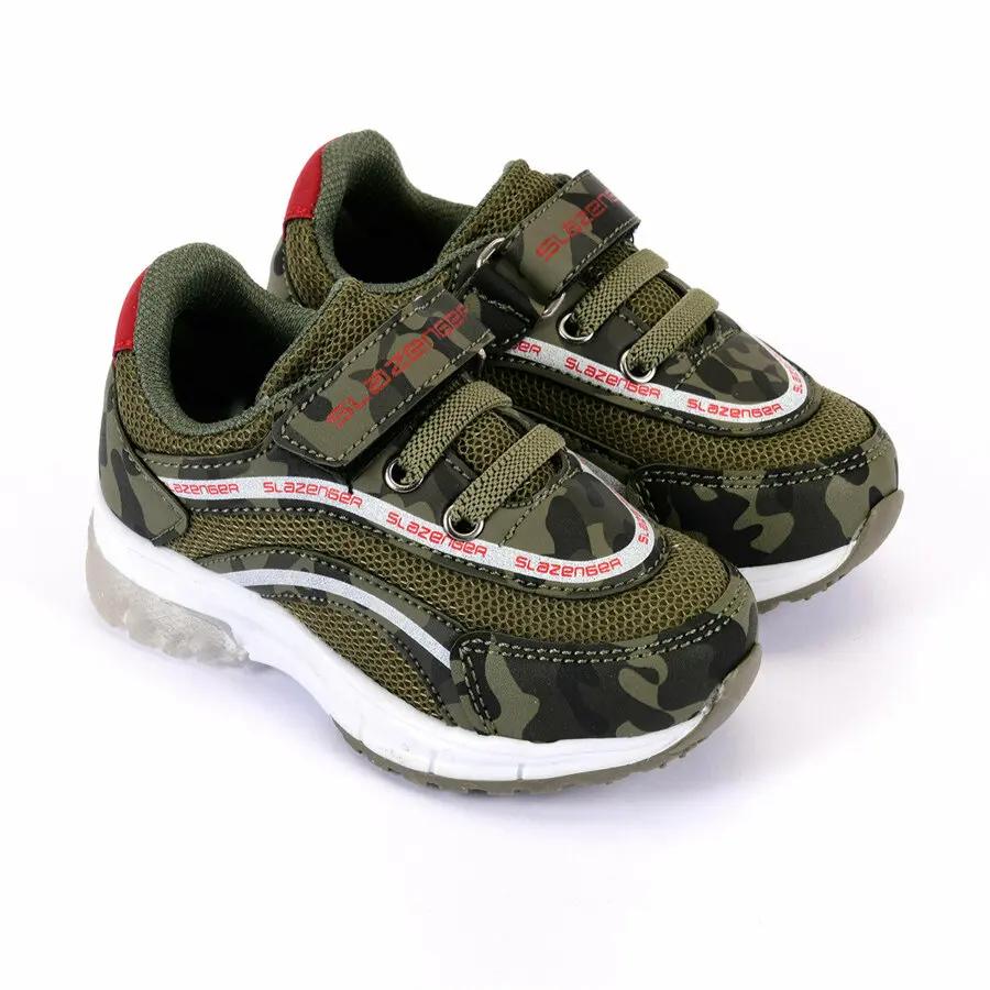 

Kids Sneakers Slazenger Egg Khaki Unisex Kids Thick Soled Sneaker