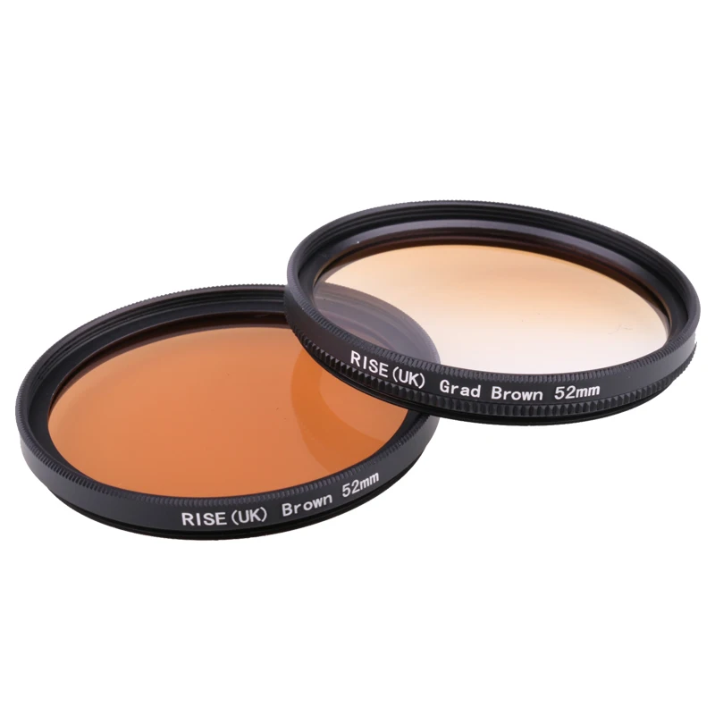 

Camera Filter 49mm Full Brown Gradual Brown Lens Filter for Nikon D3100 D3200 D5100 SLR Camera Lens