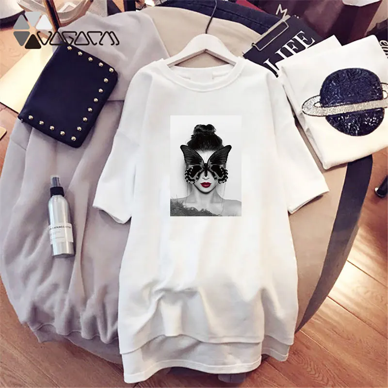 

Women Mini Dress Modernist Sexy Lady Feather Butterfly Oversize Dresses Fashion Aesthetic Short Sleeve Female Party Club Vestido