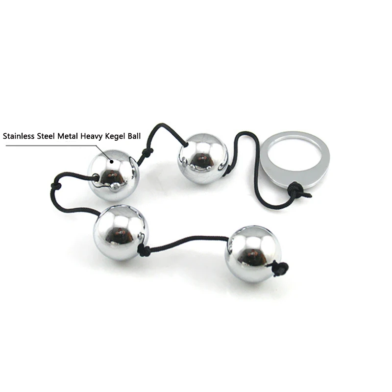4 шарика металлические тяжелые кегелевые шарики Бен Ва Мяч Тренажер влагалища