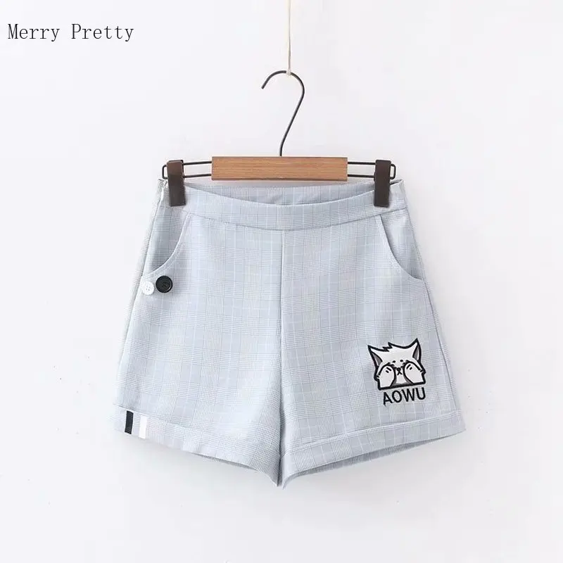 Женский комплект из двух предметов футболка с коротким рукавом и шорты Размеры