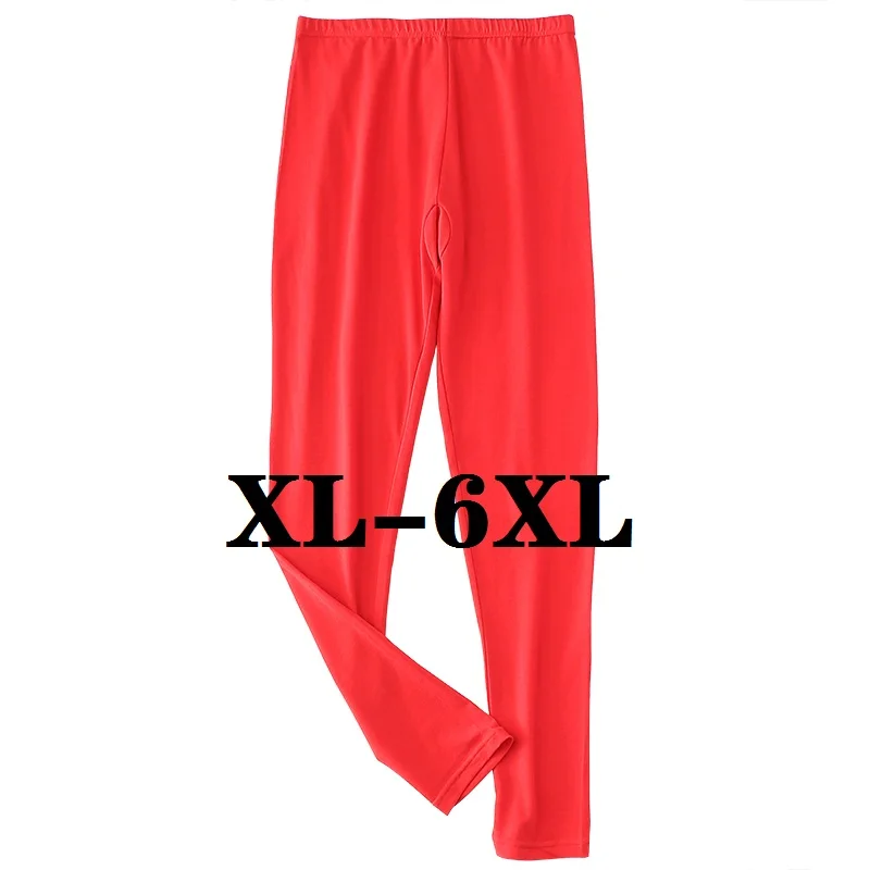 Women's Thermal Underwear Cotton Bottoms Thin Lingerie Pajamas Autumn Spring Pants Plus Size 5XL Trousers Warming Women Clothing