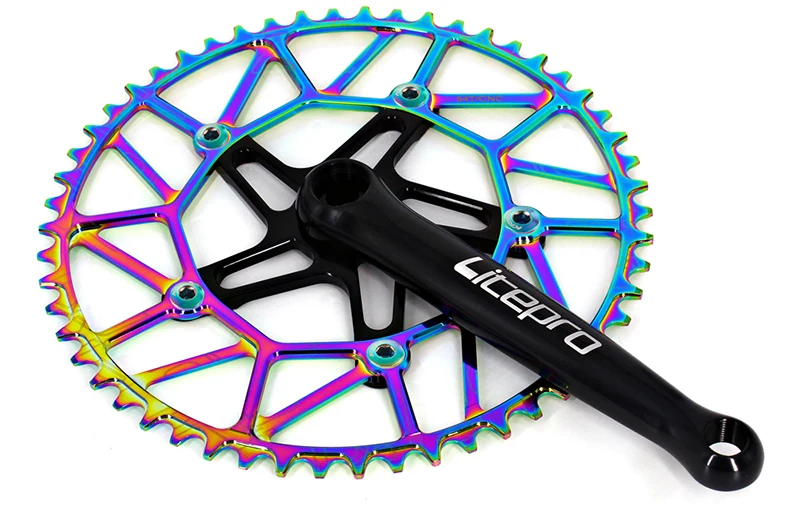 Велосипедная цепь Litepro сверхлегкая Звездочка из сплава с ЧПУ 130BCD 46/48/50/52/54/56/58T