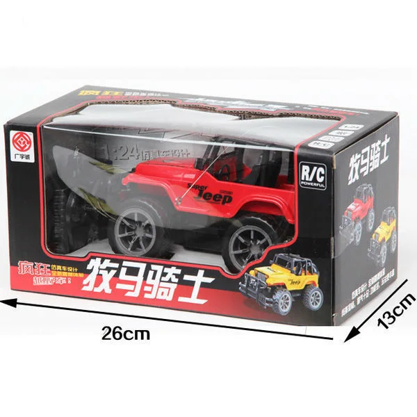 Супер радиоуправляемые игрушки 1:24 Jeep большие автомобили с дистанционным