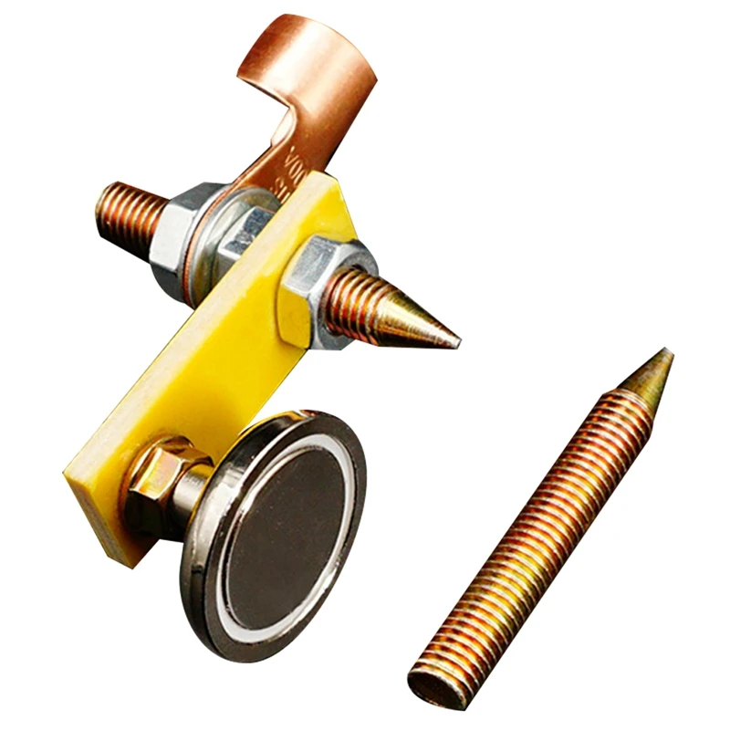 

Strong Welding Magnetic Ground Clamp Connector with Conductive Rod Stud with Conductive Rod for Welding