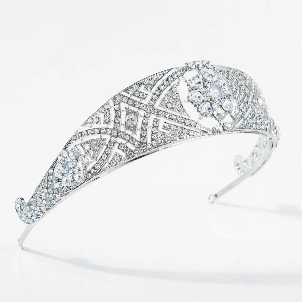 Crystal Princess Queen Crowns Wedding Hair Accessories Handmade Bride Crown | Украшения и аксессуары