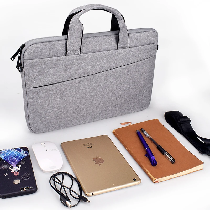 Мужская деловая сумка для ноутбука портфель Macbook Air 13 3 14 15 6 дюйма женская на плечо