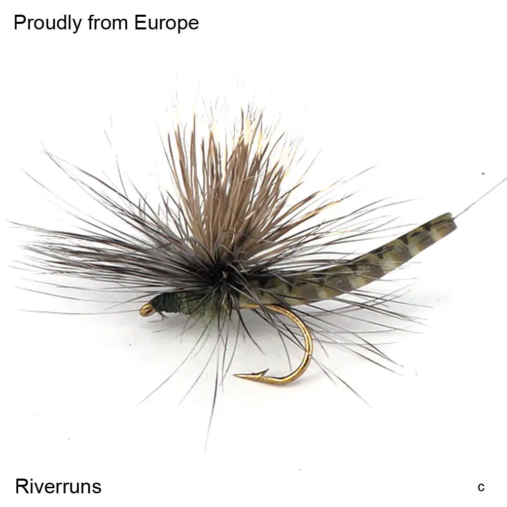 

Best Quality Realistic Elk Wing Darke Flies Trout Super Sturdy real insect Flies From Europe L