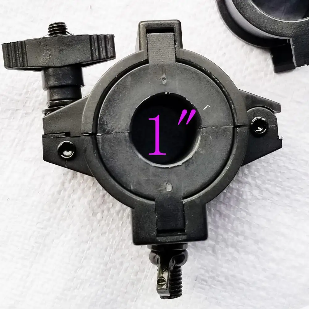 Нейлоновый пластиковый зажим для штатива фото стадиона черный обеих 1 &quot1 5&quot 2&quot