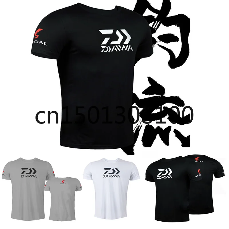 

2021 New DAWA Summer Short Sleeve Breathable Fishing Jersey Clothing Fishing Clothes Anti-UV Quick-Dry Fishing Shirt sportswear