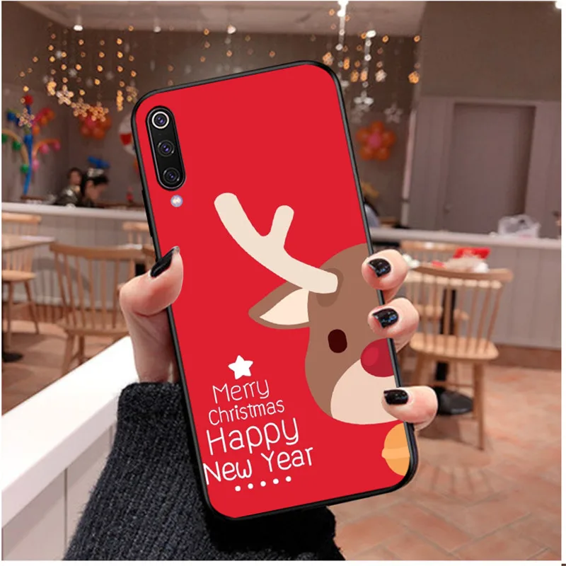 1 Счастливого Рождества чехол для Xiaomi mi 9 lite 6 5 5S plus чехол для mi x 2 2s note 3 a2 a3 силиконовый мягкий ТПУ чехол s - Цвет: 1