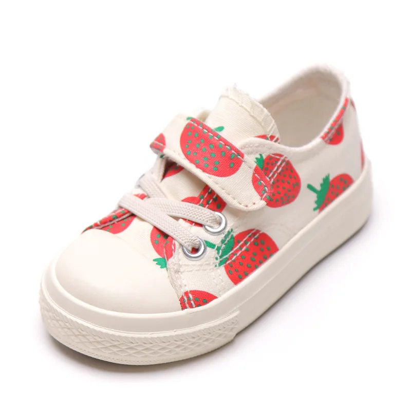 

Sky toy2020 Spring and Autumn New Children's Canvas Shoes Strawberry Shoes Fashion Comfortable Lightweight Casual Shoes
