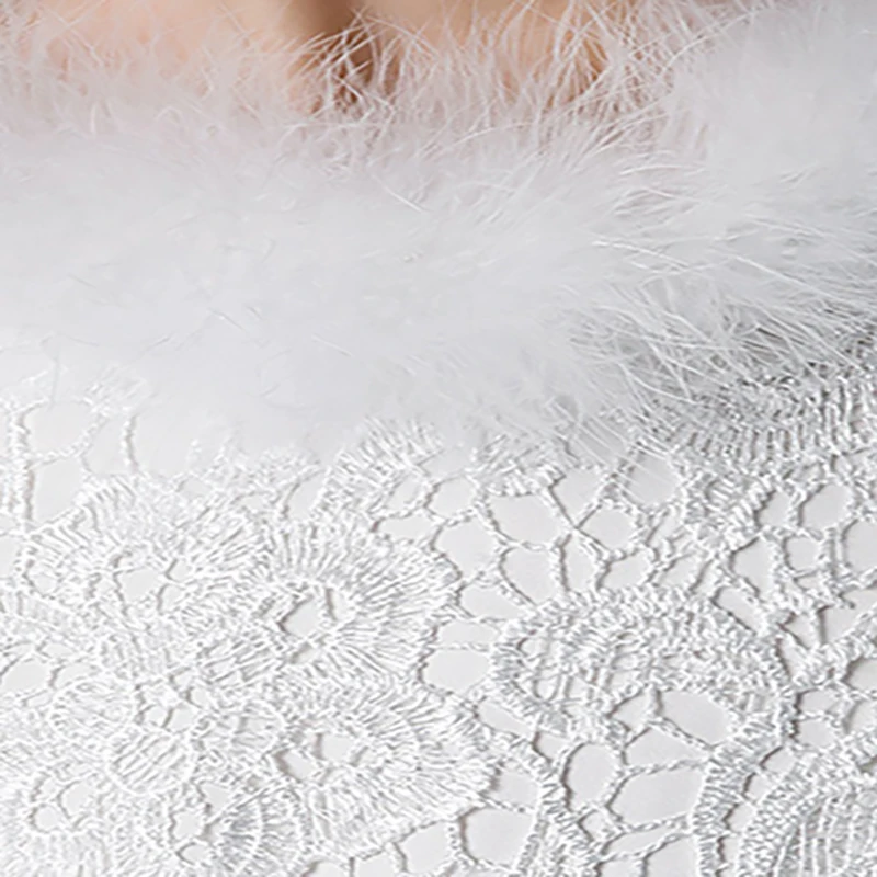 

Luxury White Flower Girls Dresses Bow Embroidery Tulle Lace Ball Gown O-Neck Full Floor-Length Kids Party Princess Skirt D360