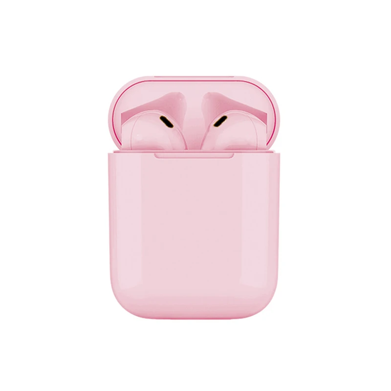 PINK I9s TWS Красочные Беспроводные Мини Bluetooth наушники беспроводные наушники стерео портативные Bluetooth гарнитуры - Цвет: PINK