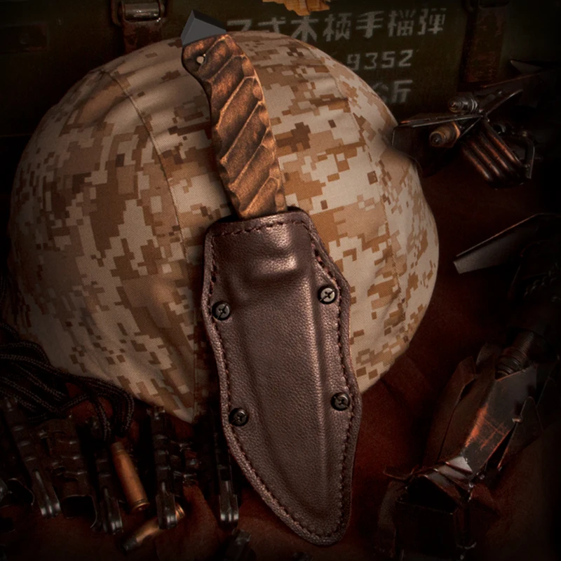 Военный нож 80CRV с фиксированным лезвием Тактический Ручной инструмент ручкой из