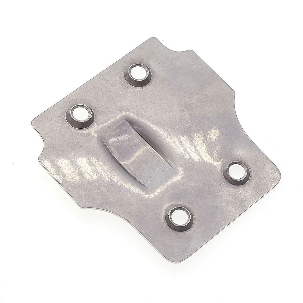 Protector de chasis delantero y trasero para coche a control remoto, placa de deslizamiento para coche BLX Arrma Kraton Notorious Outcast Senton Talion Typhon de acero inoxidable, 1/8-2
