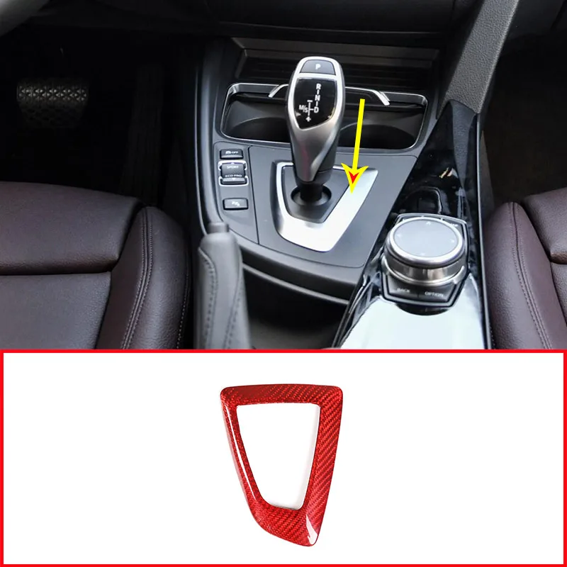 

Автомобильная рама переключения передач RHD LHD из настоящего углеродного волокна, отделка для BMW F20 F21 F22 F23 F30 F34 F35 F32 F33 F36, правый и левый руль, кр...