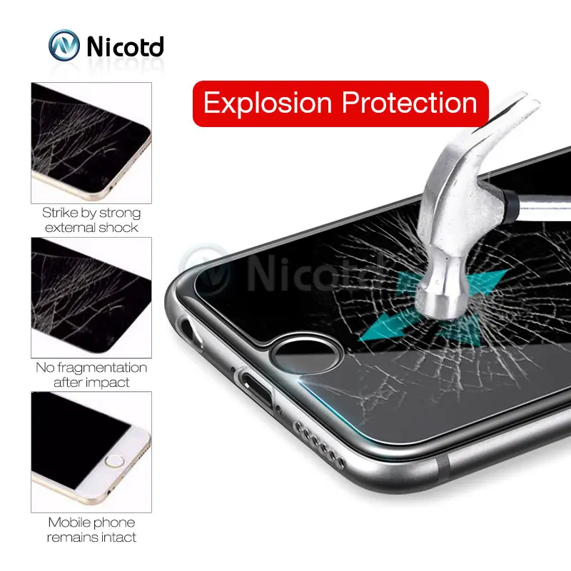 Tempered Glass for iPhone 8 plus Screen Protector Film for iPhone 7 Plus 12 PRO MAX for iPhone X XS 11 Protection Glass Cover