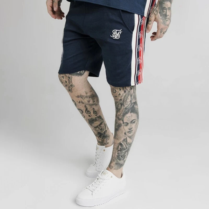 2021 Мужская футболка SikSilk Уличная одежда в стиле хип-хоп Летняя шелковая брендовая