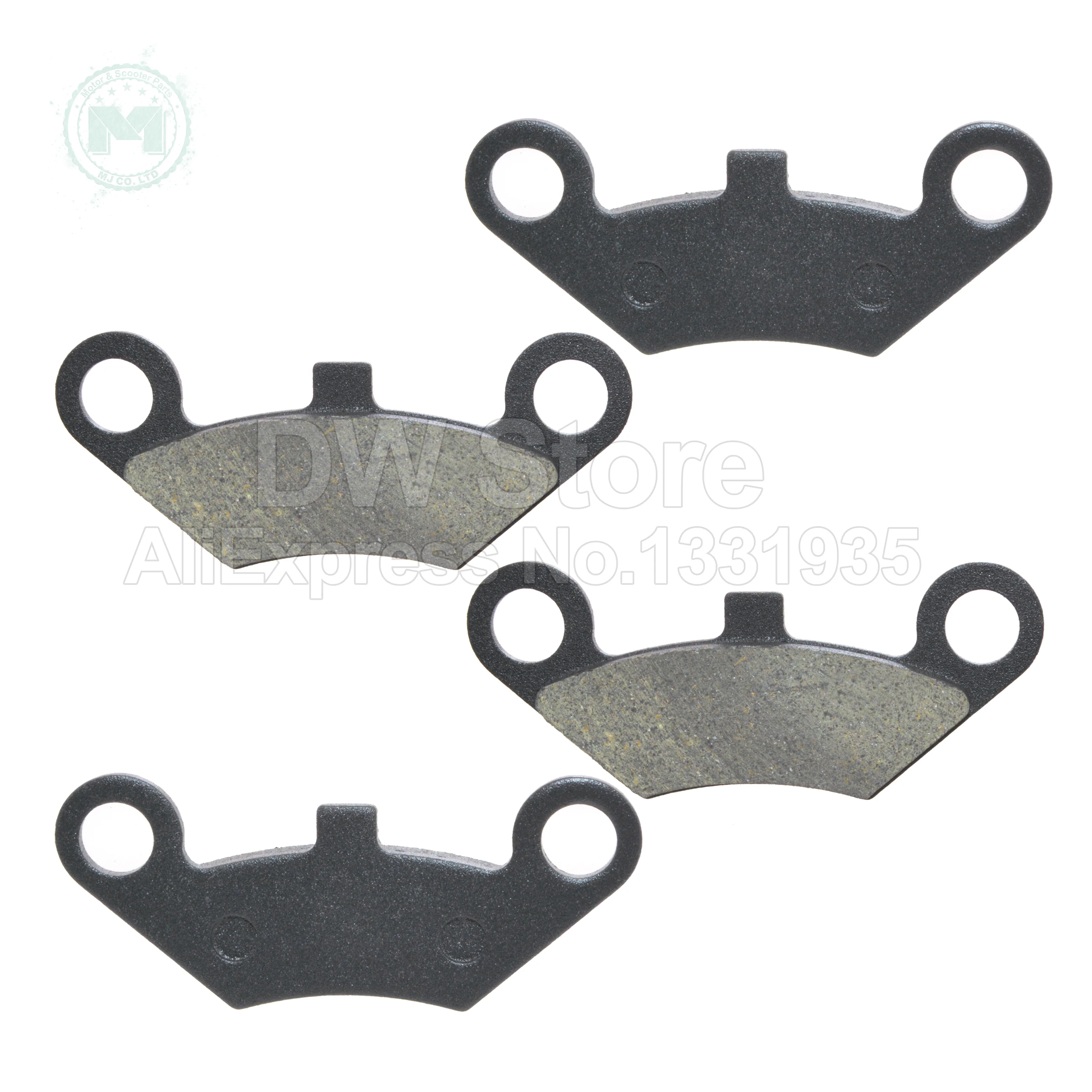4 шт. полуметаллические неасбестовые передние тормозные колодки для CF Moto 500 500CC 600